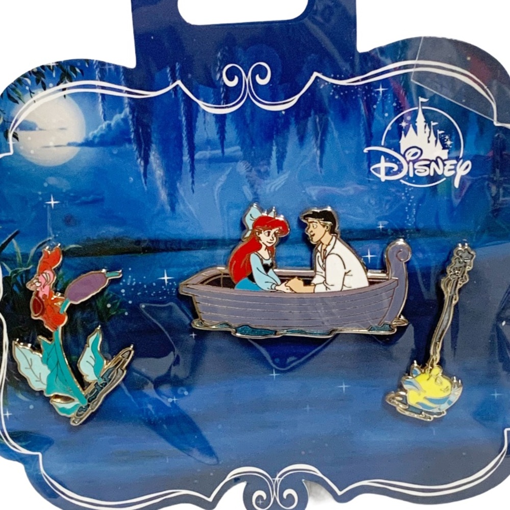 Disney Pins The Little Mermaid Pin Set Kiss the Girl - Picture 2 of 3